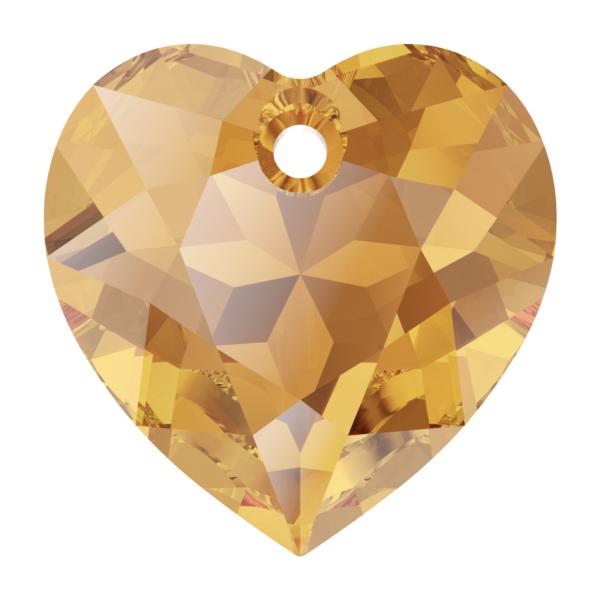 Dreamtime Crystal DC 6432 Heart Cut Pendant Topaz 14.5mm