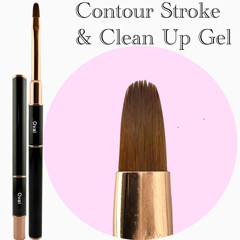 Tino Vo Nail Art Brush, Oval Brush