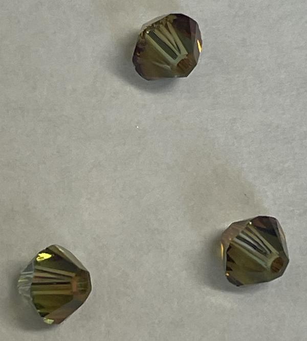 Dreamtime Crystal DC 5328 Bicone Bead Aqua Summer Blush 4mm