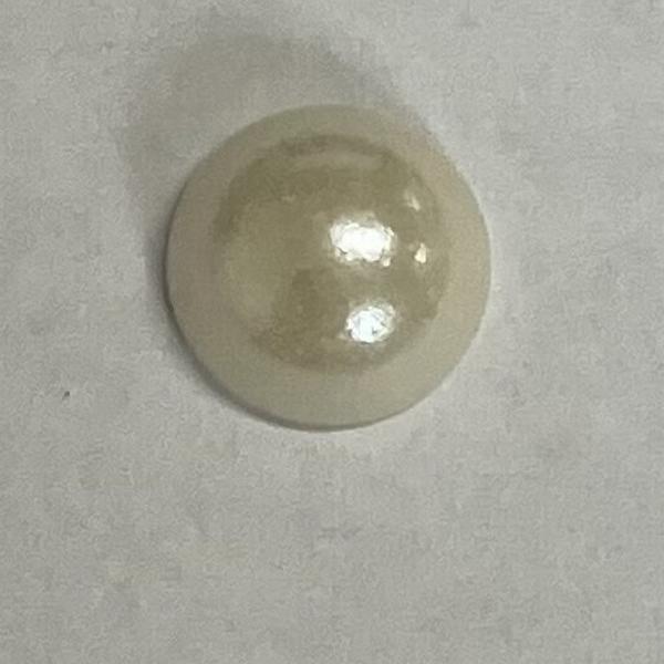 10 MM FLATBACK PEARLS LEAD FREE, Light Cream