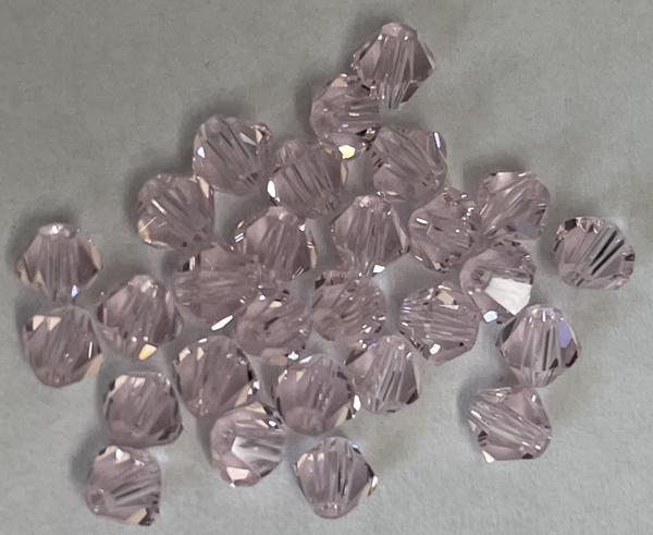 Bling! 5328 Bicone Bead Rosaline 4mm