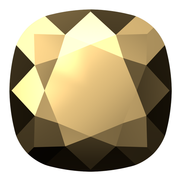 Dreamtime Crystal DC 4470 Cushion Cut Square Fancy Stone Crystal Aurum 10mm