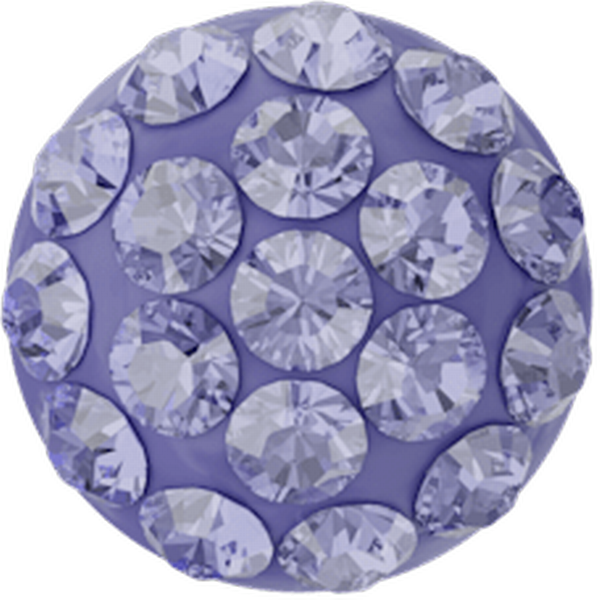 Dreamtime Crystal 86601 Cabochon Pav&eacute; Tanzanite 6mm