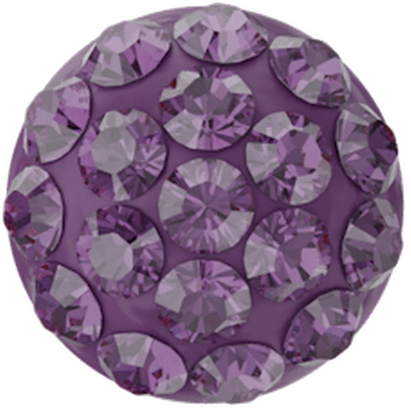 Dreamtime Crystal 86601 Cabochon Pavé Amethyst 6mm