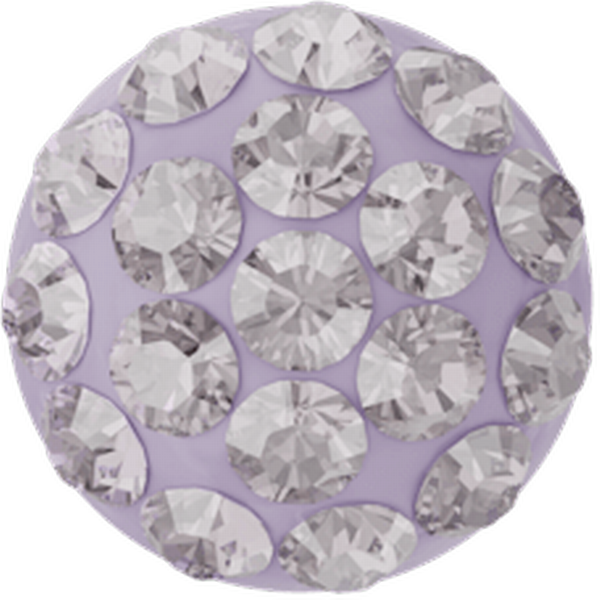 Dreamtime Crystal 86601 Cabochon Pav&eacute; Light Amethyst 6mm
