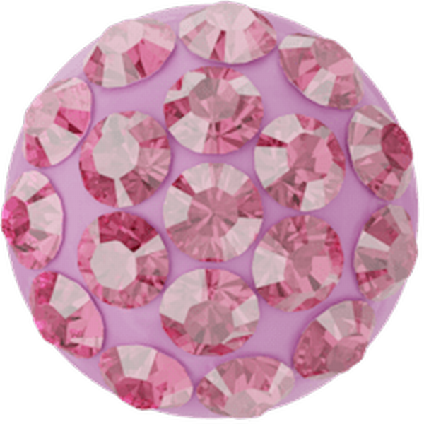 Dreamtime Crystal 86601 Cabochon Pavé Rose 6mm