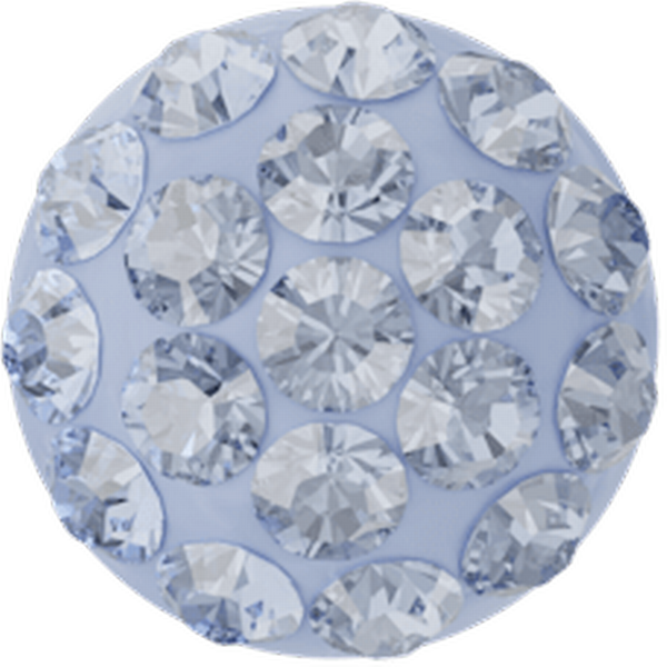 Dreamtime Crystal 86601 Cabochon Pavé Light Sapphire 6mm