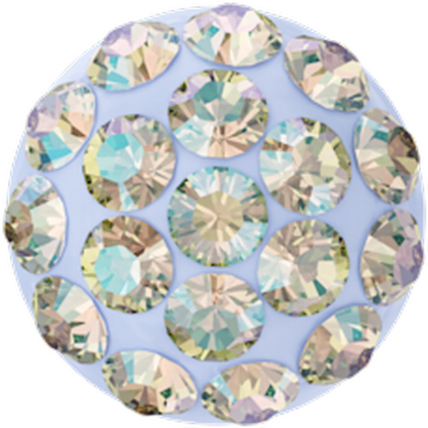 Dreamtime Crystal 86601 Cabochon Pav&eacute; Light Sapphire Shimmer 6mm