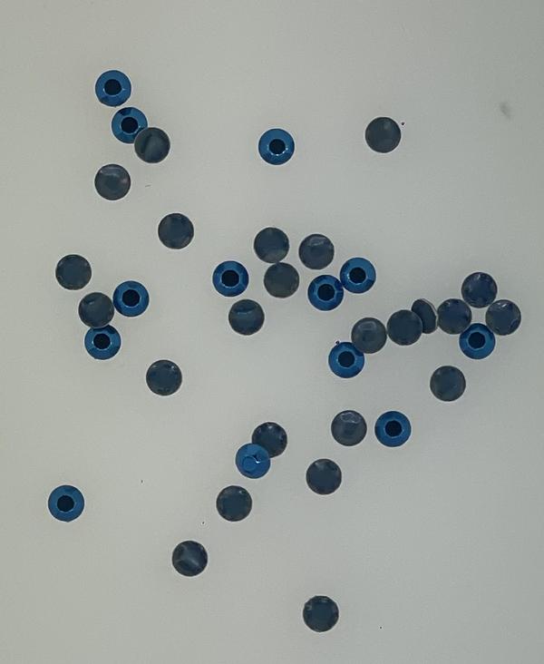 2mm Iron On Blue Rhinestuds