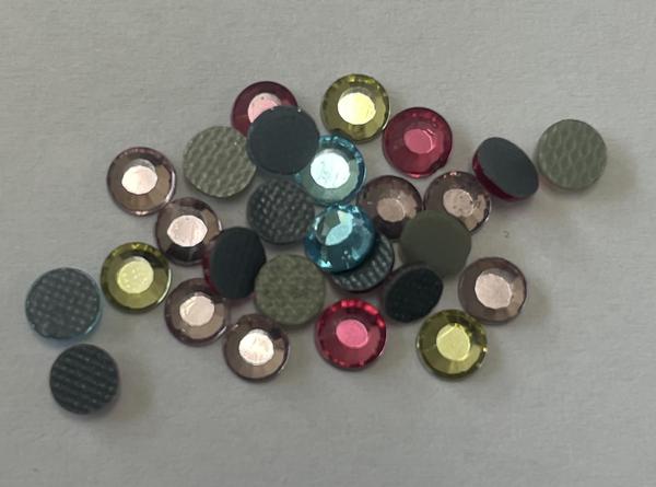 CraftSafe Crystalina Low Lead Hot Fix Rhinestones 4mm Pastel Mix