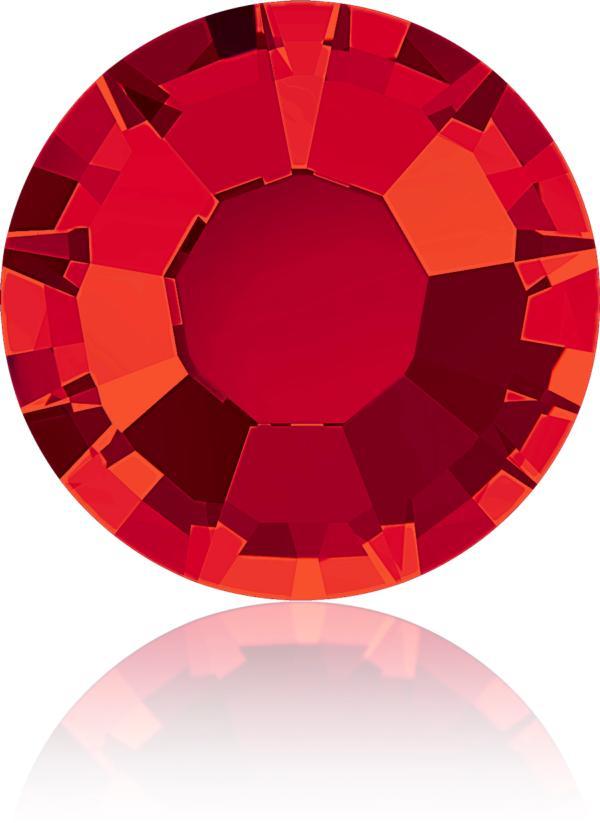 Alora Flatback Rhinestones 10ss Light Siam