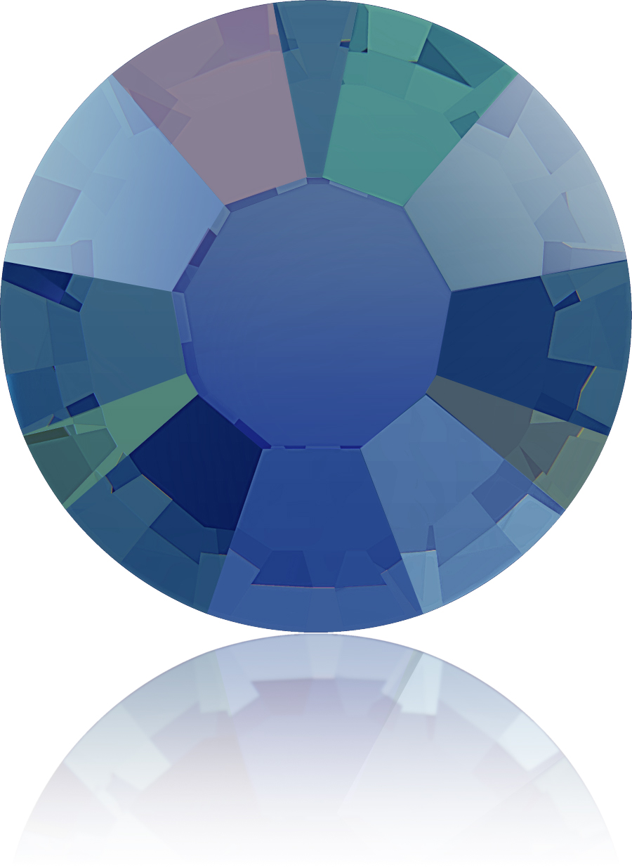 Alora Flatback Rhinestones 12ss Capri Blue AB