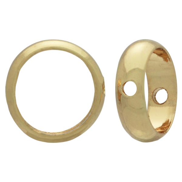 Gold Plated Tube Link 30mm