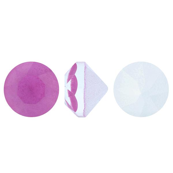 Bling! 1088 Round Pointed Back Chatons Pastel Pastel Fuchsia ss29