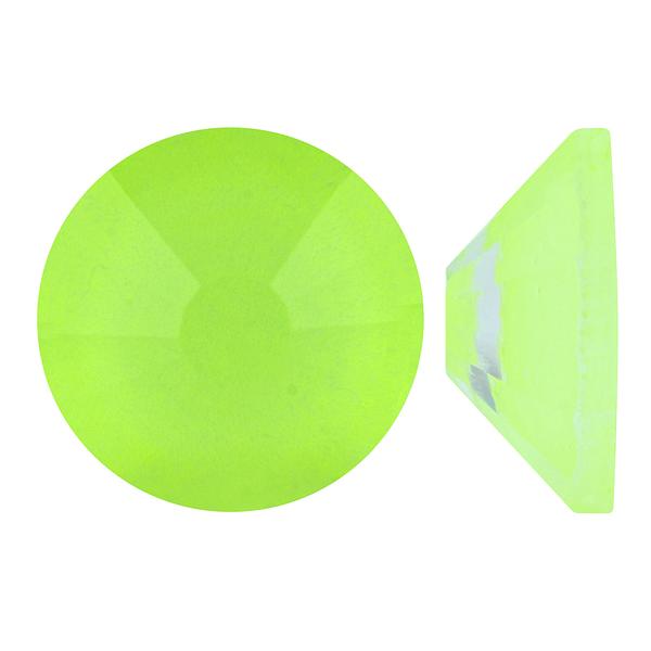 Bling! 2088 Round Flat Back Rhinestones Electric Yellow ss12