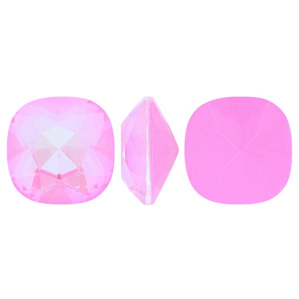 Bling! 4470 Crystal Square Cushion-Cut Fancy Stone, Bubblegum 12mm
