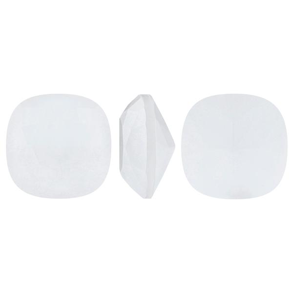 Bling! 4470 Crystal Square Cushion-Cut Fancy Stone, Neon White 12mm
