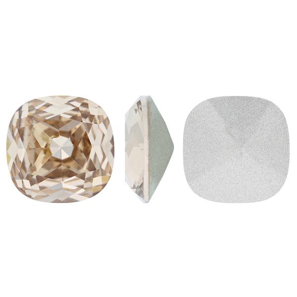 Bling! 4470 Crystal Square Cushion-Cut Fancy Stone, Silk 12mm