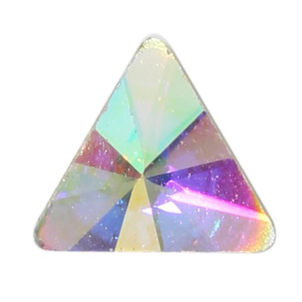 Spark Rivoli Triangle Flat Back Crystal AB 5mm