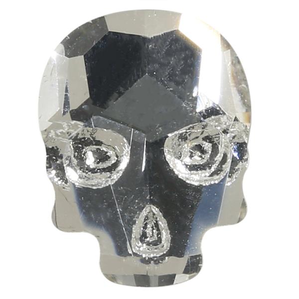 Spark Skull Flat Back Crystal 10x7.7 mm