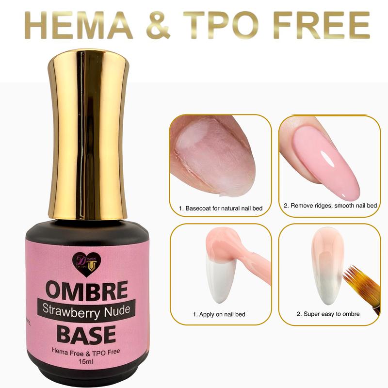 Tino Vo Strawberry Nude Ombre Rubber Base