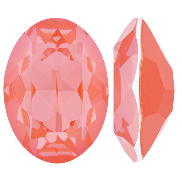 Dreamtime Crystal DC 4120 Oval Fancy Stone Crystal Orange Ignite 14x10mm