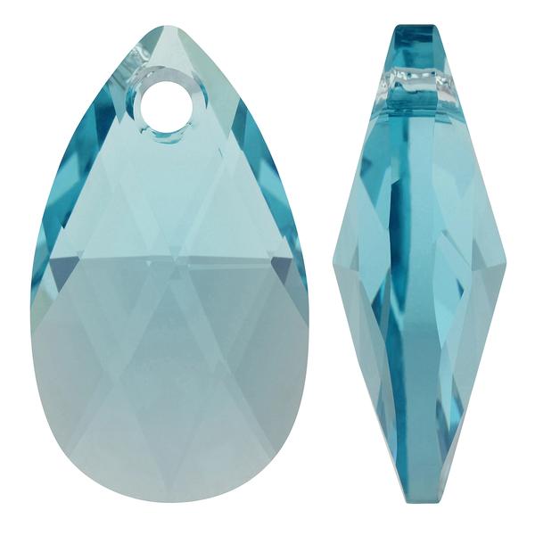 Swarovski 6106 Pear Shaped Pendant Light Turquoise 16mm