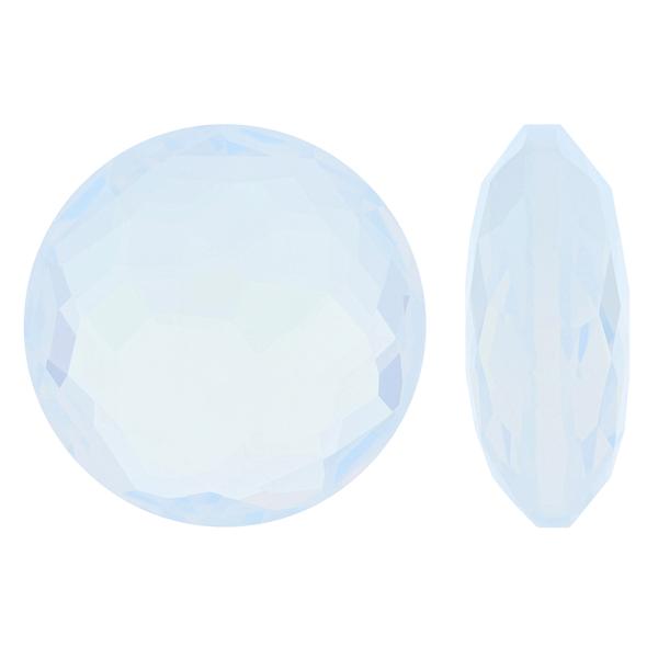 Dreamtime Crystal DC 1383 Thin Round Stone White Opal Unfoiled 14mm