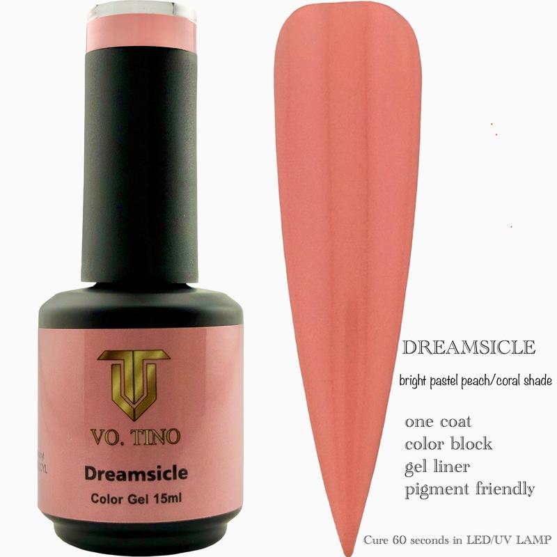 Tino Vo Color Gel Polish, Dreamsicle