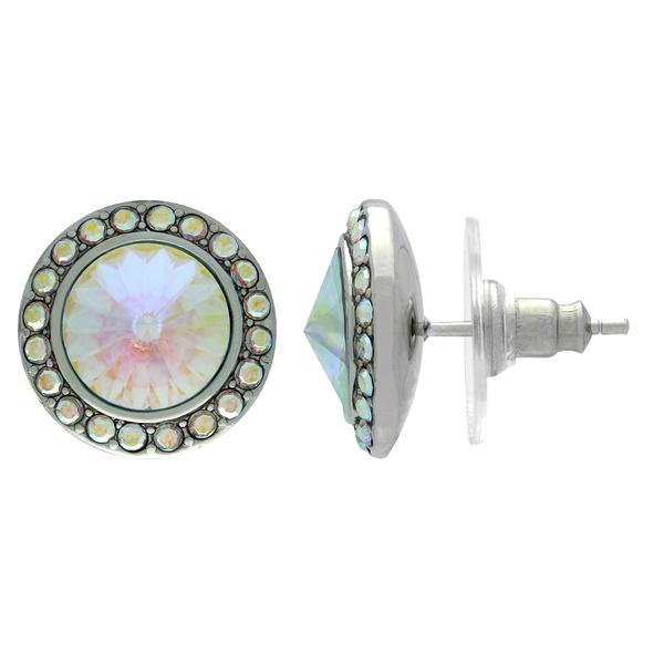 Crystalyzed with Dreamtime Crystal Stud Earrings for Dance Crystal AB 11mm