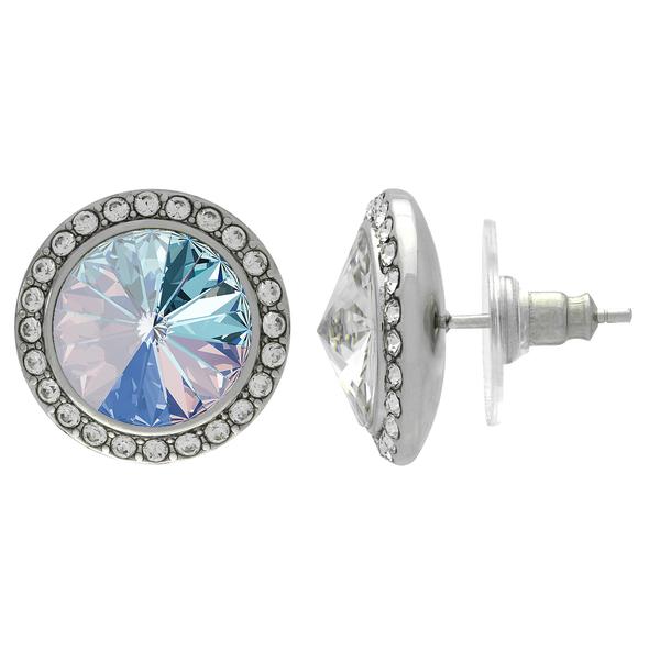Crystalized with Dreamtime Crystal Stud Earrings for Dance Crystal Ocean DeLite/Crystal 17mm