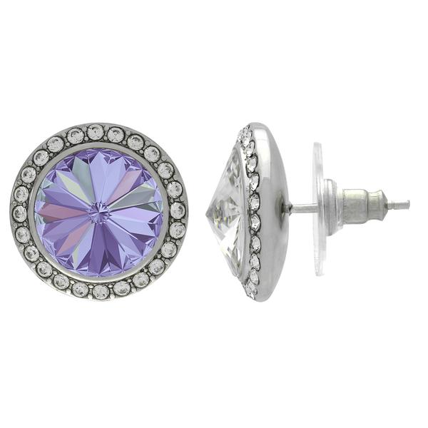 Crystalized with Dreamtime Crystal Stud Earrings for Dance Crystal Vitrail Light/Crystal 19mm