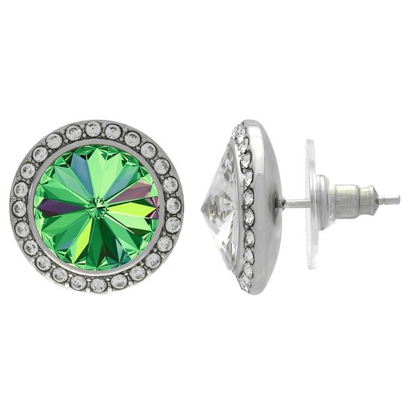 Crystalized with Dreamtime Crystal Stud Earrings for Dance Crystal Vitrail Medium/Crystal 19mm