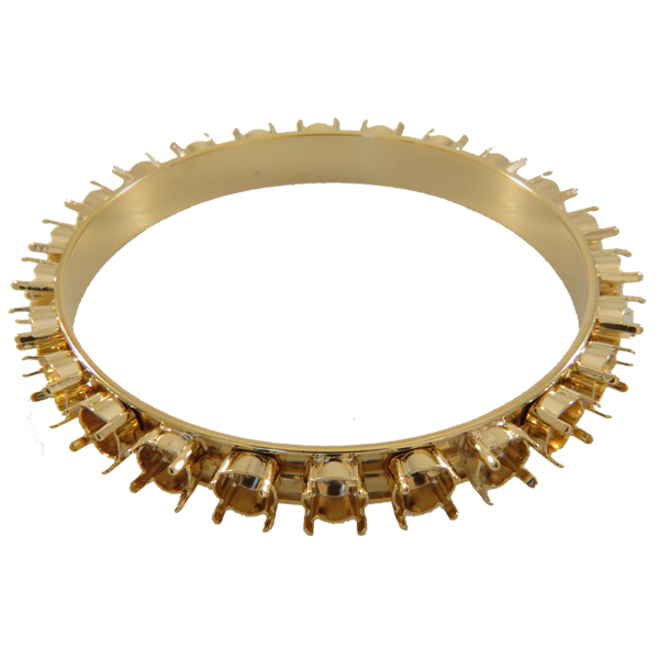 Empty 8.5mm (SS39) Large Bangle Bracelets