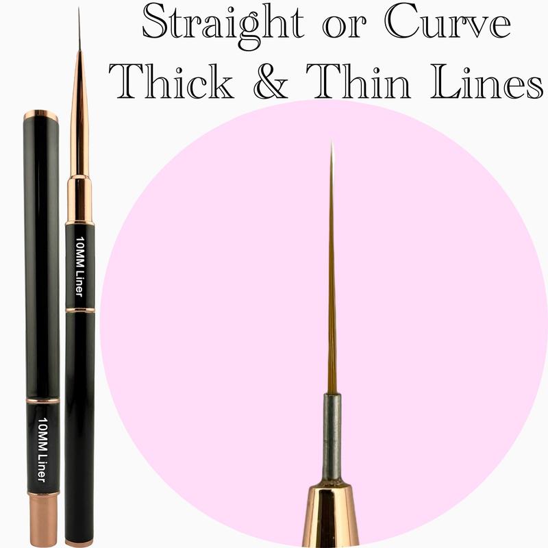 Tino Vo Nail Art Brush, 10mm Liner Brush