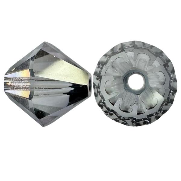 Swarovski 5328 Xilion Bicone Bead Crystal Stormy 4mm