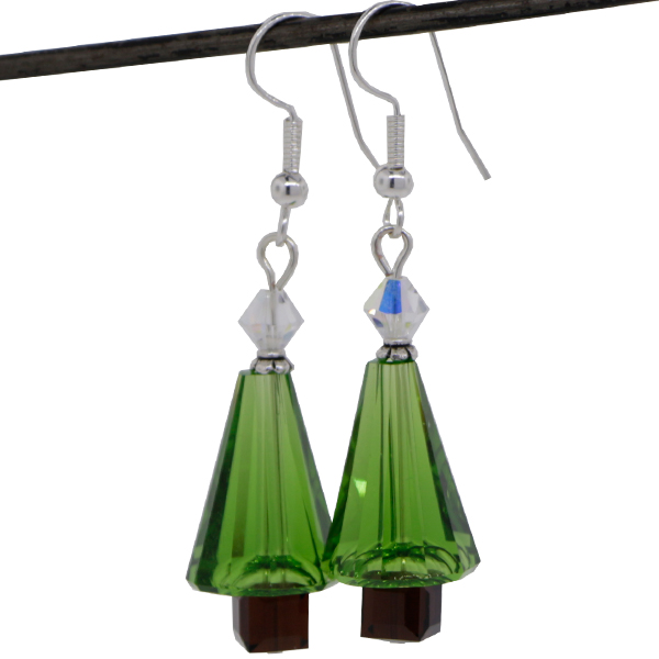 Drop Pendant Christmas Tree Earrings Kit