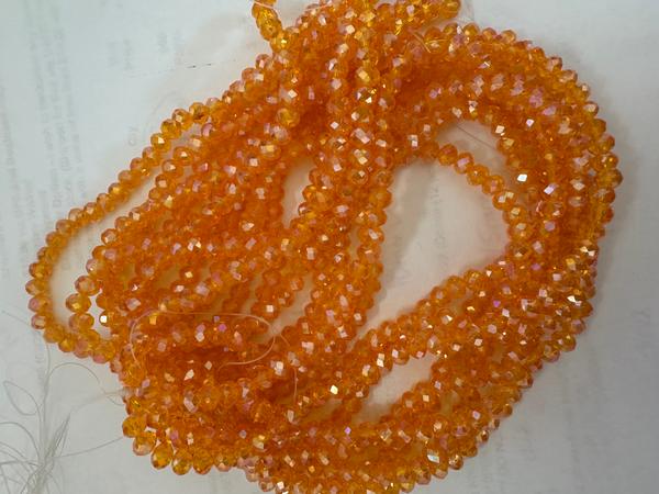 Spark Briolette Beads Astral Pink 6mm