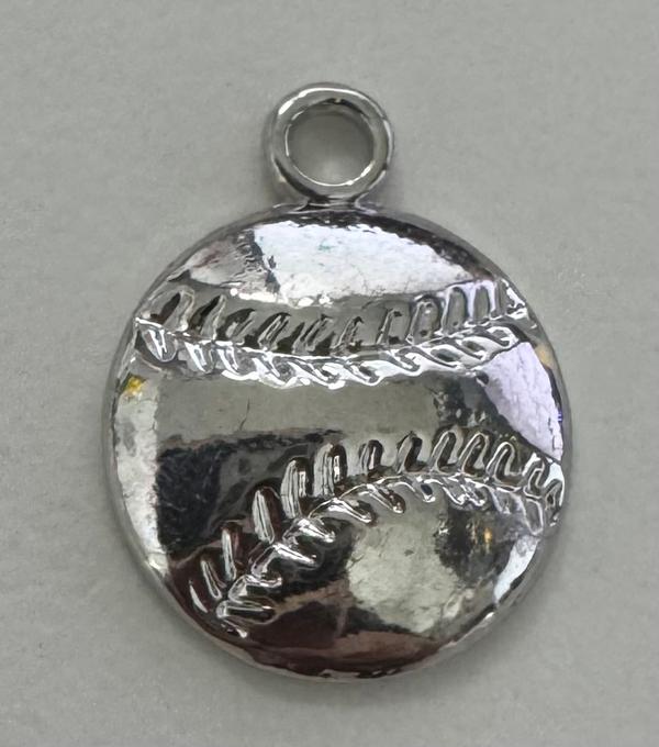 Baseball Charm-Silver