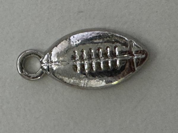 Mini Football Charm Silver