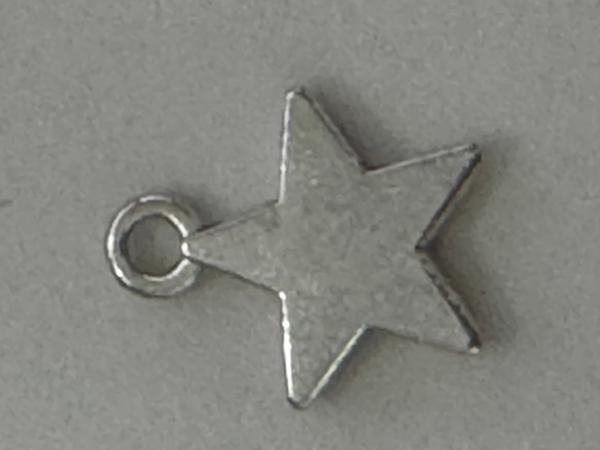 Silver Star with Charm
