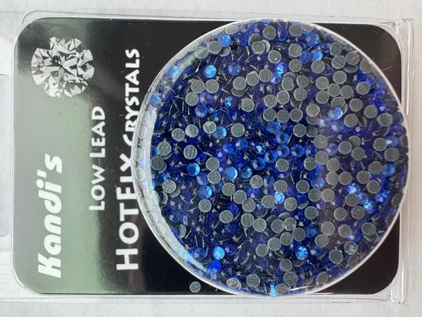 CraftSafe Crystalina Low Lead Hot Fix Rhinestones 2mm Sapphire, 800 Pieces