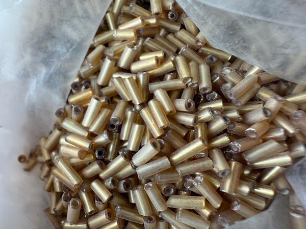 TOHO&trade; Gold Bugle Beads 3mm
