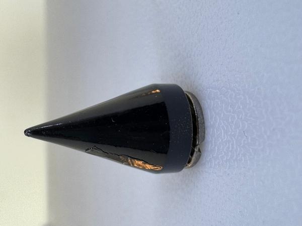 Screw Back Tree 15x6mm Black Spike