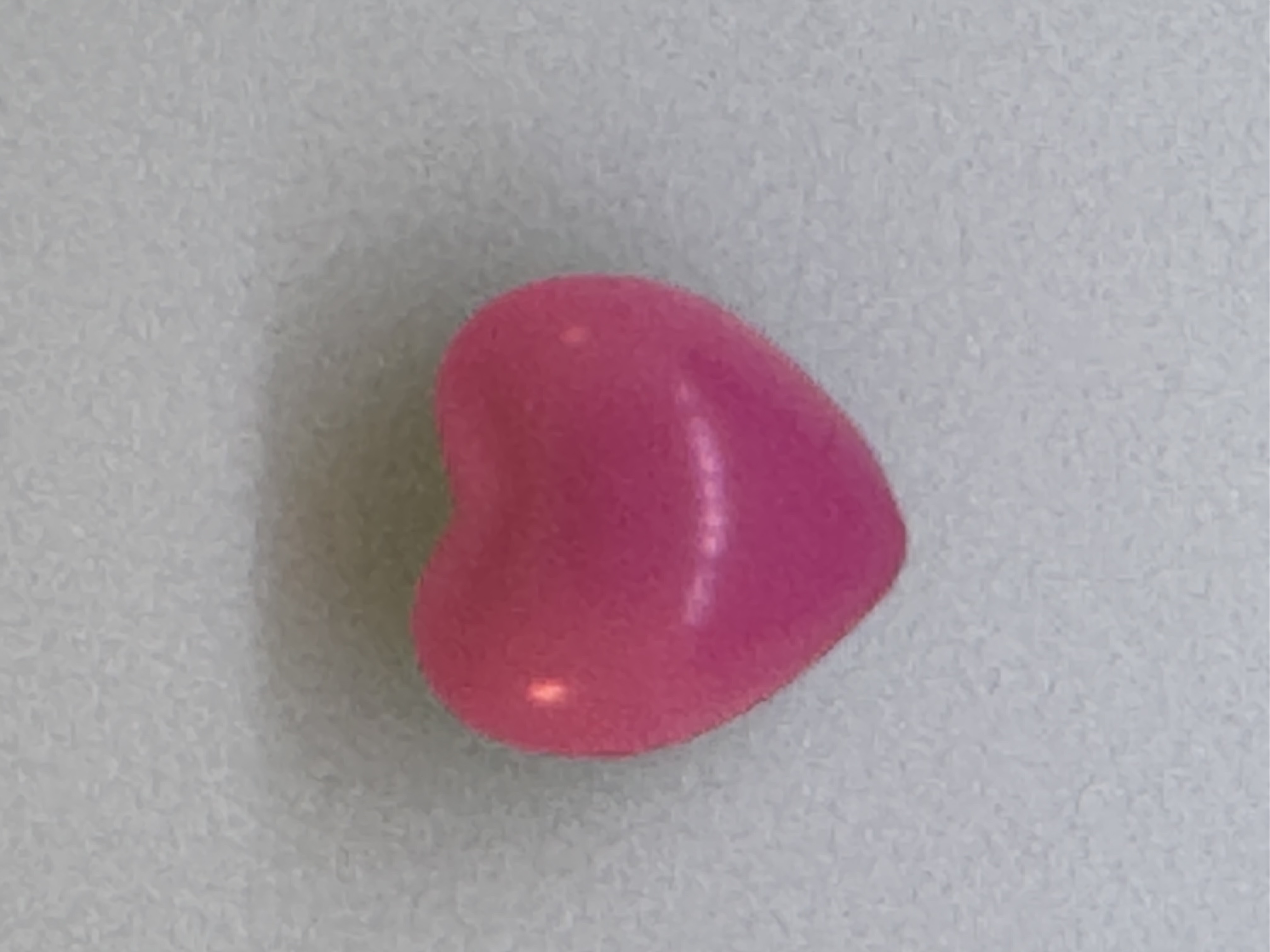 Screw Back Heart Spike 12 x 5.7mm Bubblegum Pink