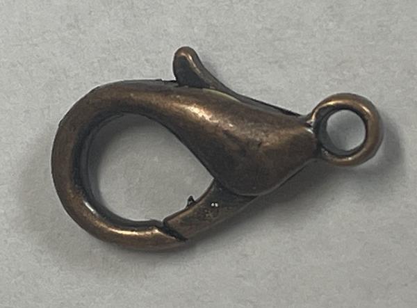 Lobster Clasp 15x7mm Copper
