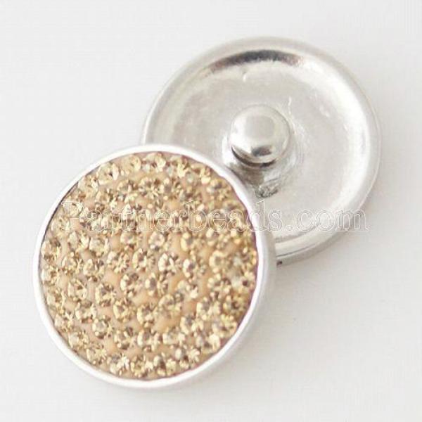 Light Colorado Topaz Pave Snap