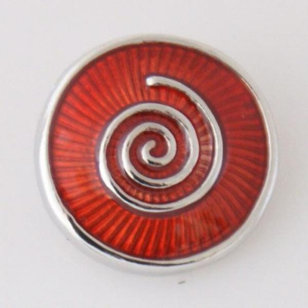 Primitive Swirl on Red Background Snap