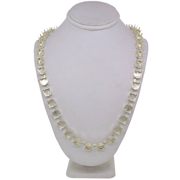 Empty ss39 Rivoli Round Necklace 38 Box Silver Chain