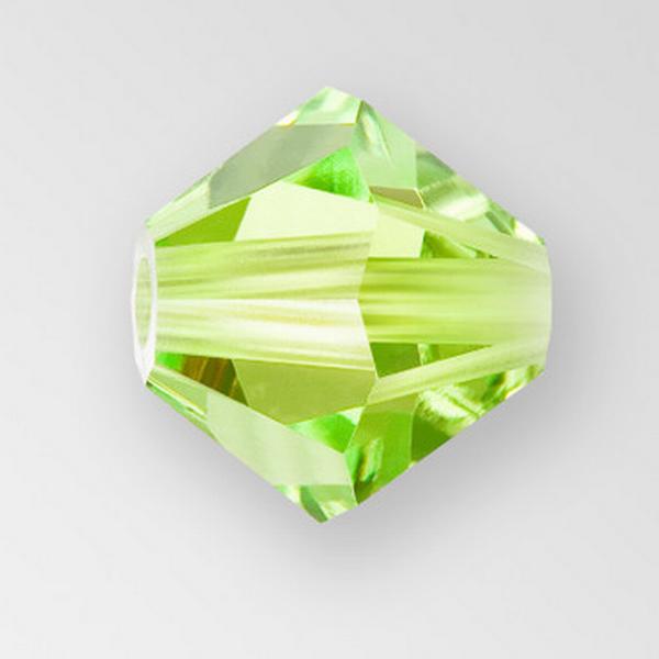 Preciosa 451 69 302 Bicone Bead 4mm Limecicle